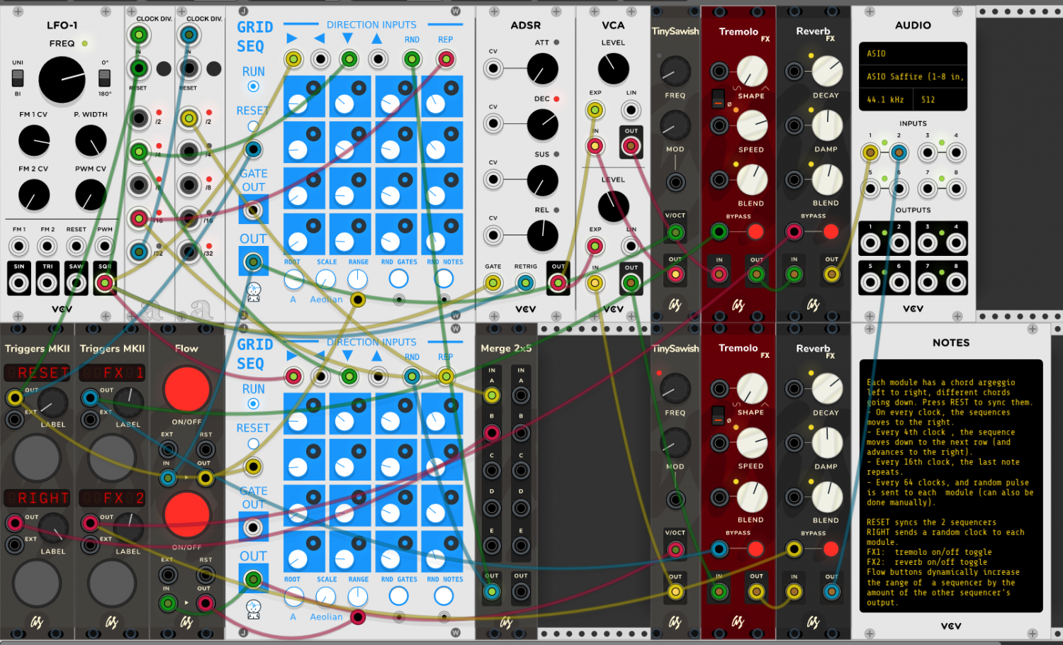 JW Modules Grid Sequencer test | Patchstorage