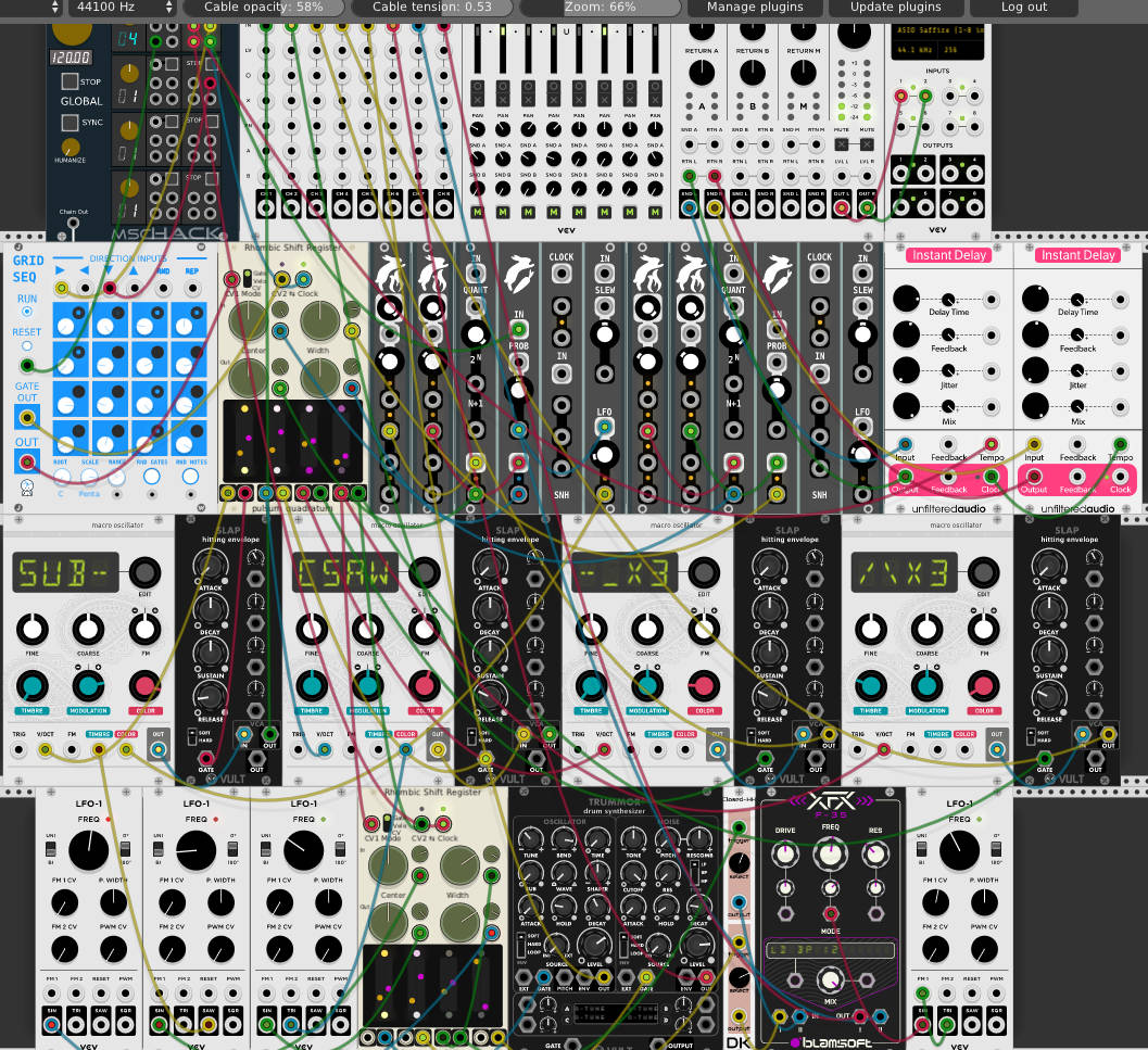 Rhombic Shift Register Test | Patchstorage