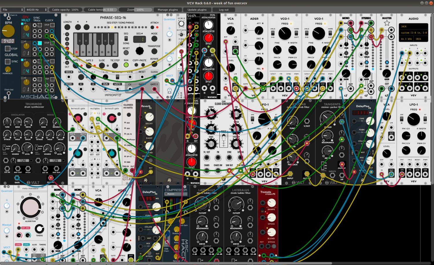 Saturday Night Fun in VCV Rack | Patchstorage