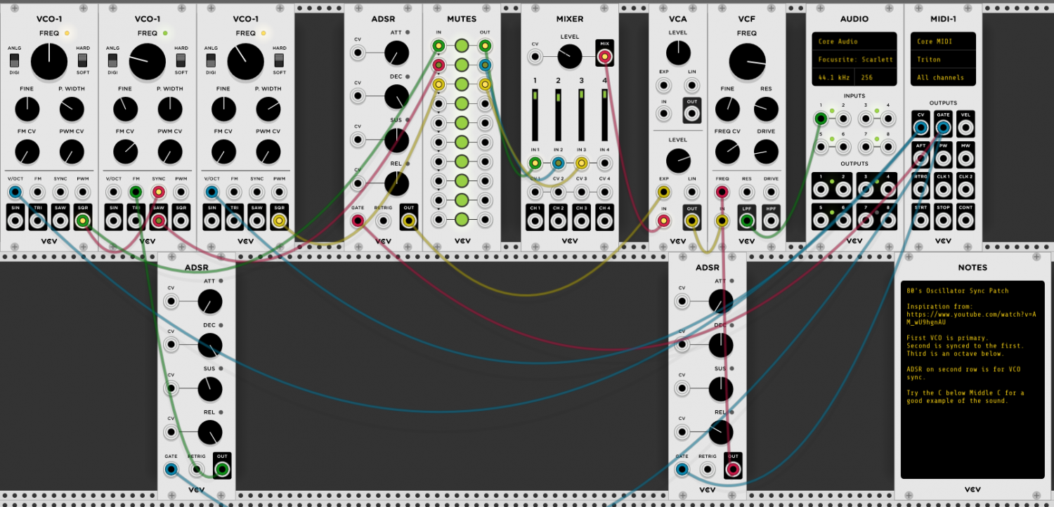 80's Oscillator Sync | Patchstorage