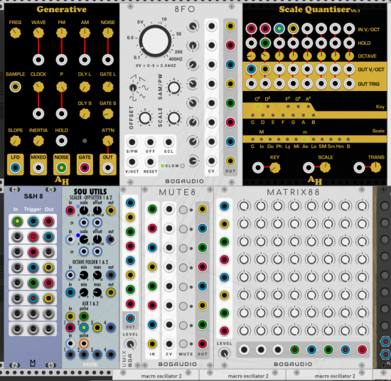 VCV Rack 8FO as Rythm generator | Patchstorage