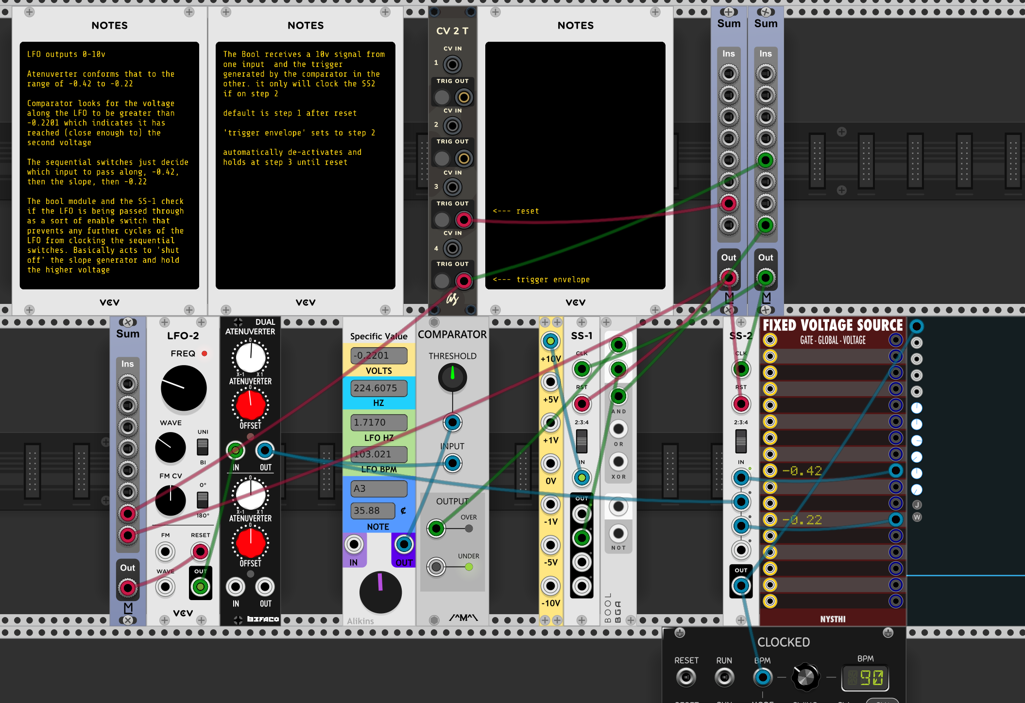 LFO 1-shot slope gen | Patchstorage