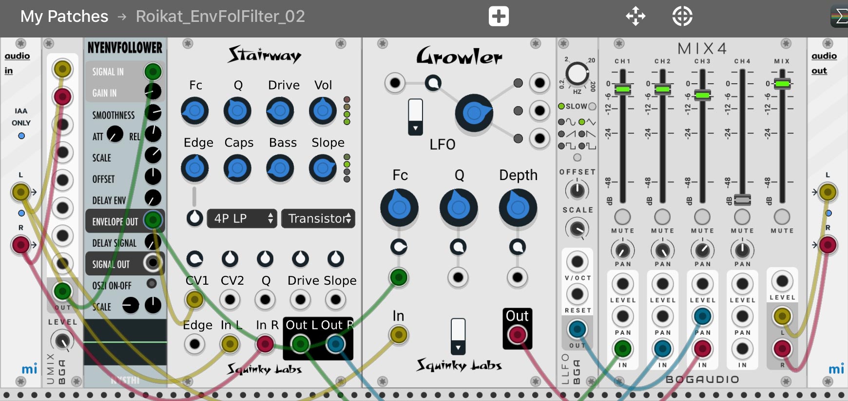 Audio Input filter template 2 | Patchstorage