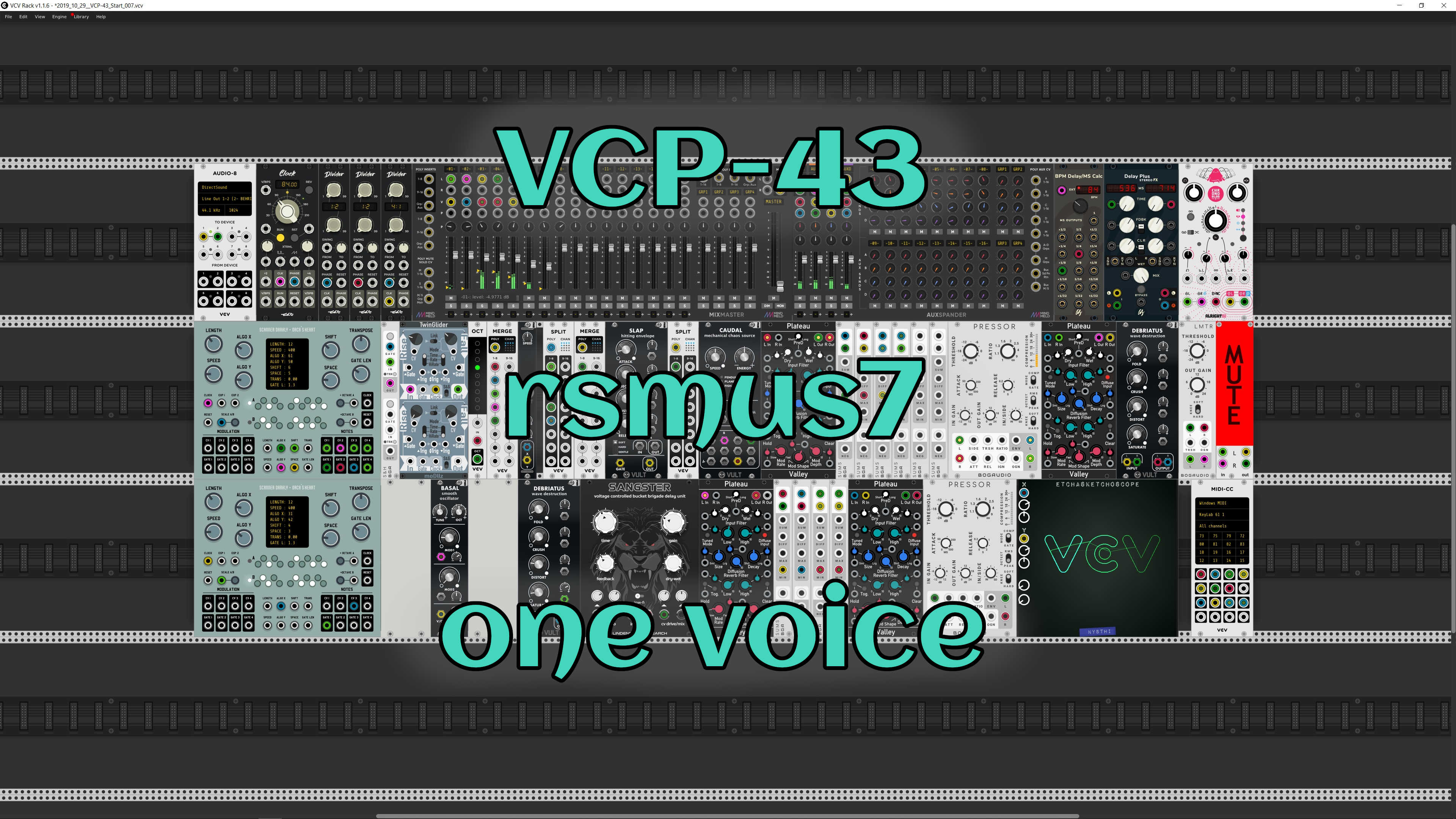 VCP-43 - rsmus7 - one voice I - III | Patchstorage