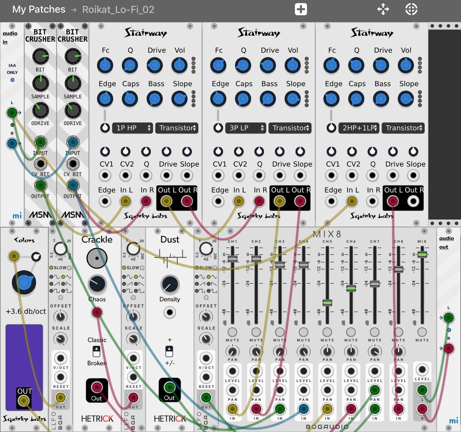 Lo-Fi audio input patch #2 | Patchstorage