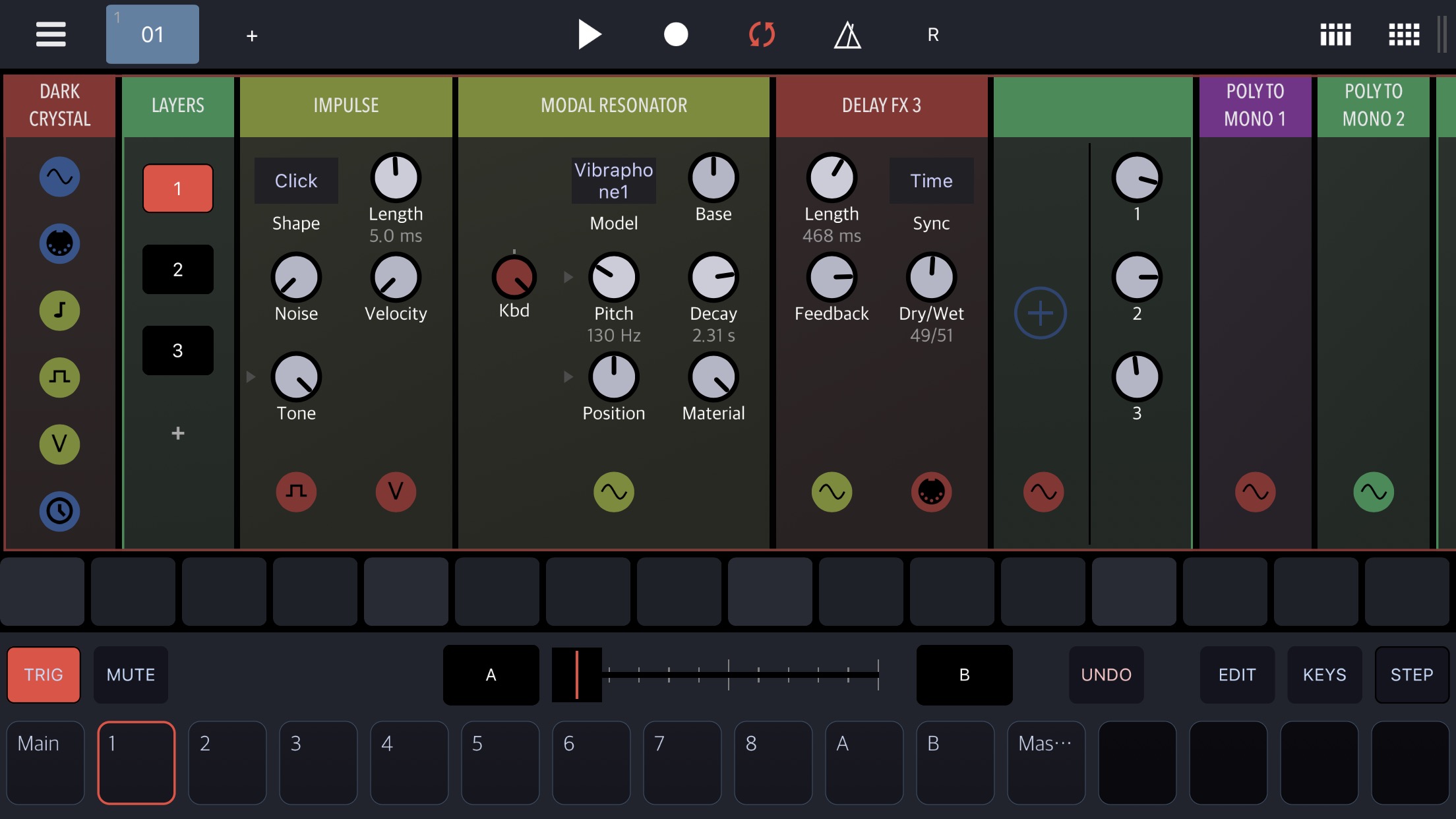 Dark crystal - instrument rack | Patchstorage