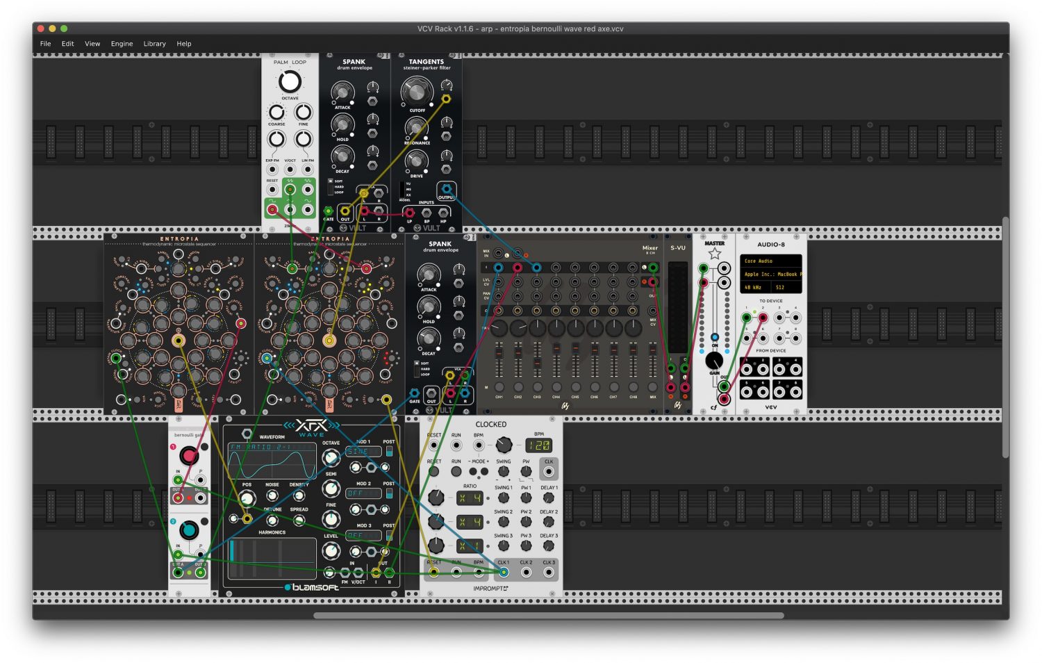 arp - entropia bernoulli wave red axe | Patchstorage