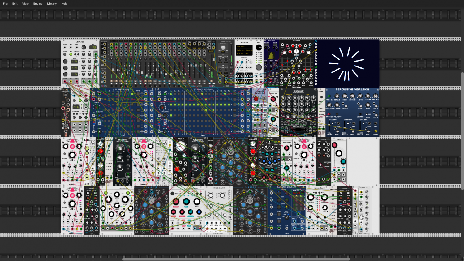 Ambient patch with Atelier Palette as main sound-source | Patchstorage
