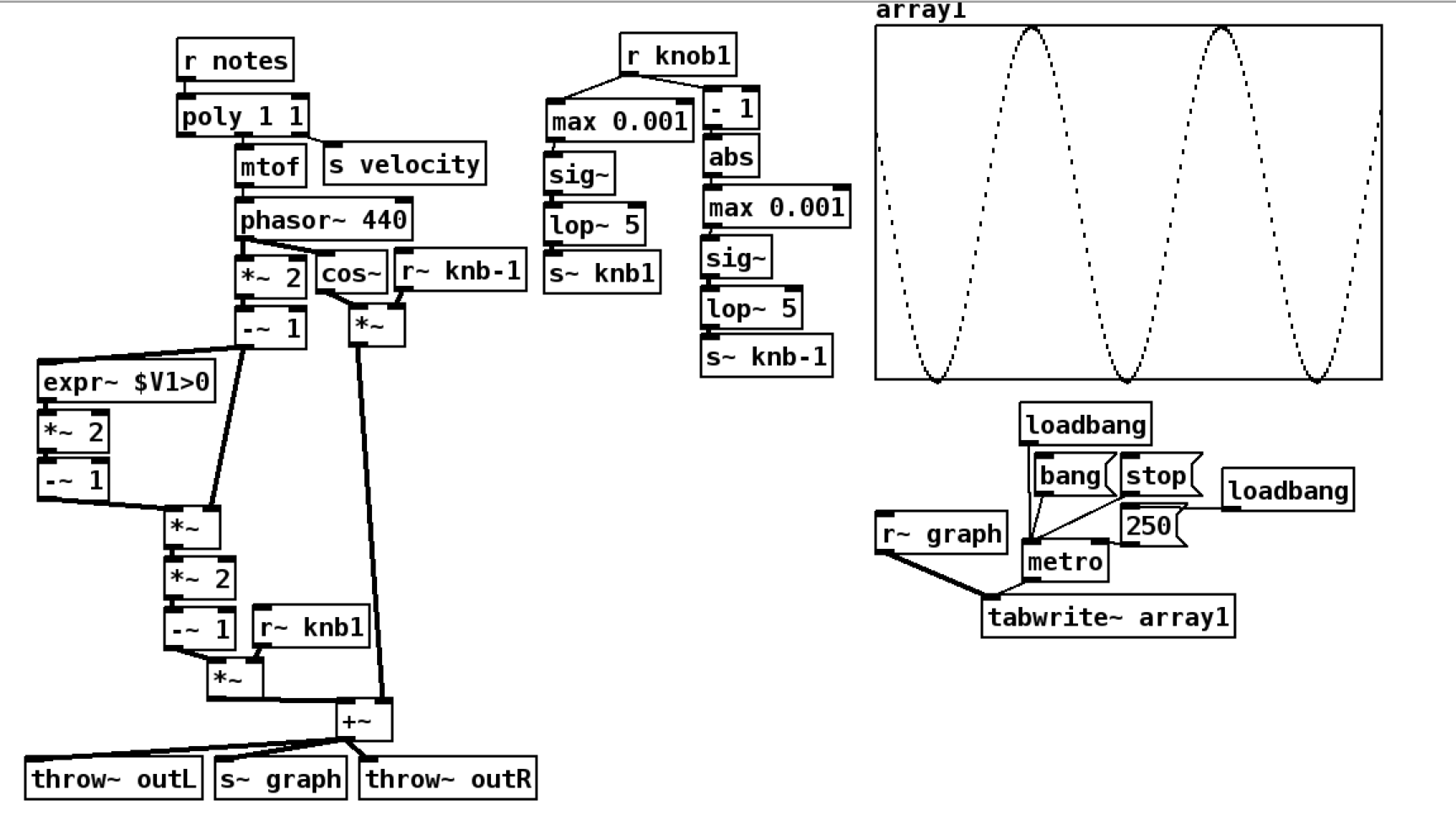 Osc Morphing sin to triangle | Patchstorage