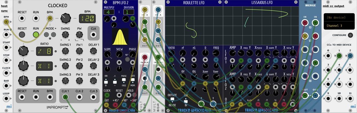 2D nonlinear LFO | Patchstorage