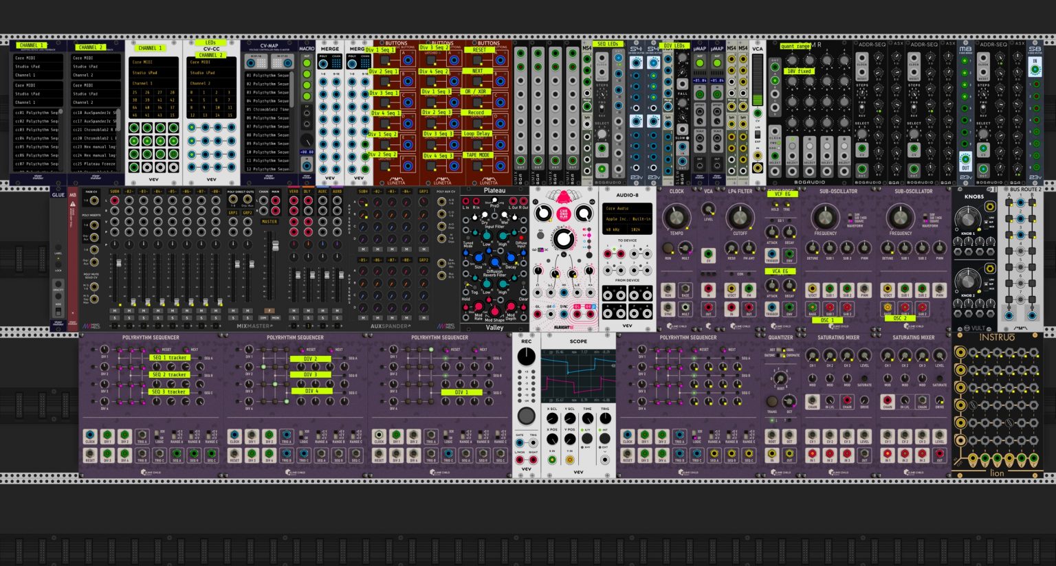 TouchOSC Subharmonicon | Patchstorage