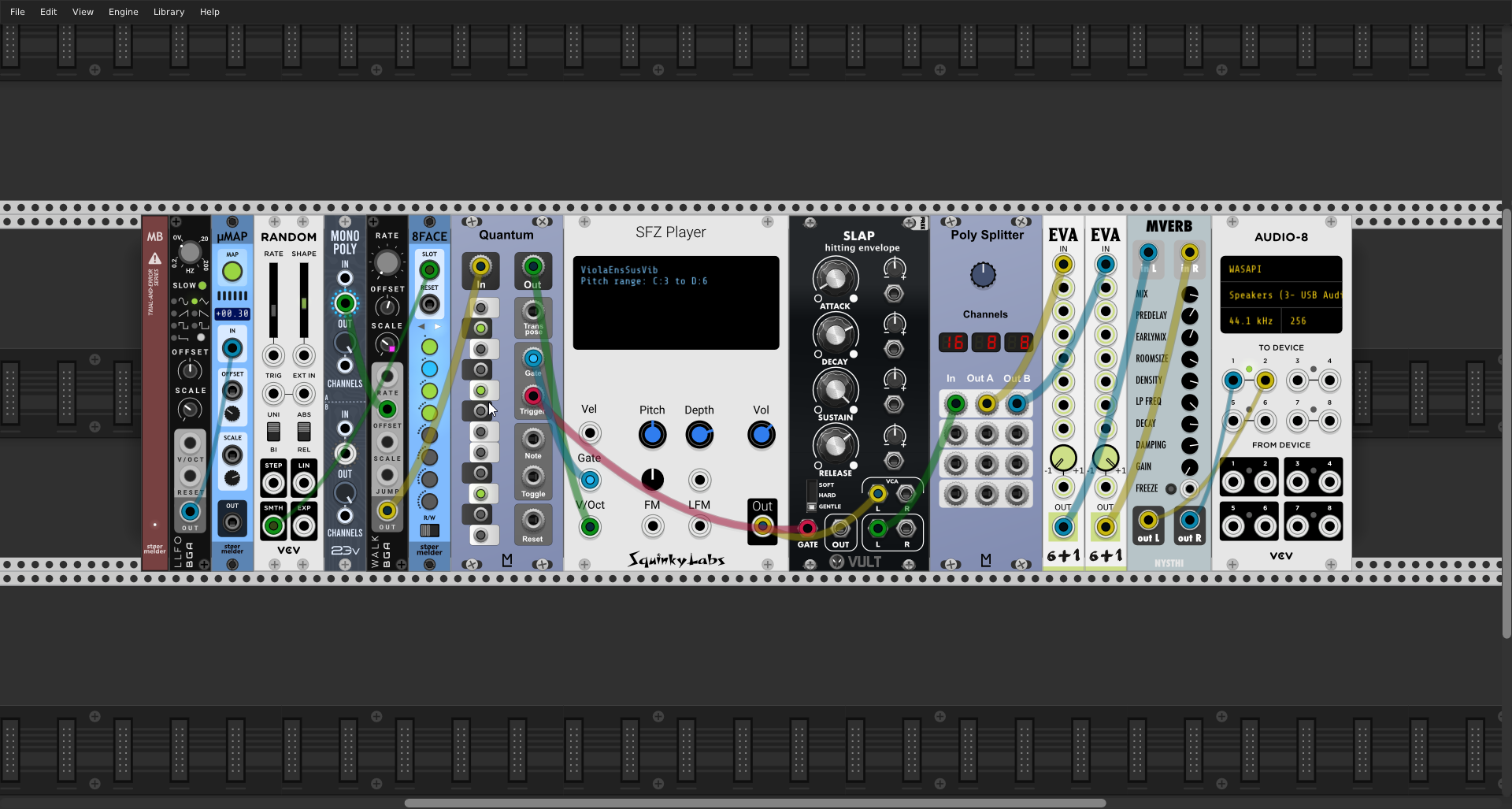Squinky SFZ Player, Random Strings. | Patchstorage
