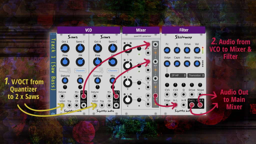 QNT for Arpeggiator and Saws Bass from Squinky Labs | Patchstorage