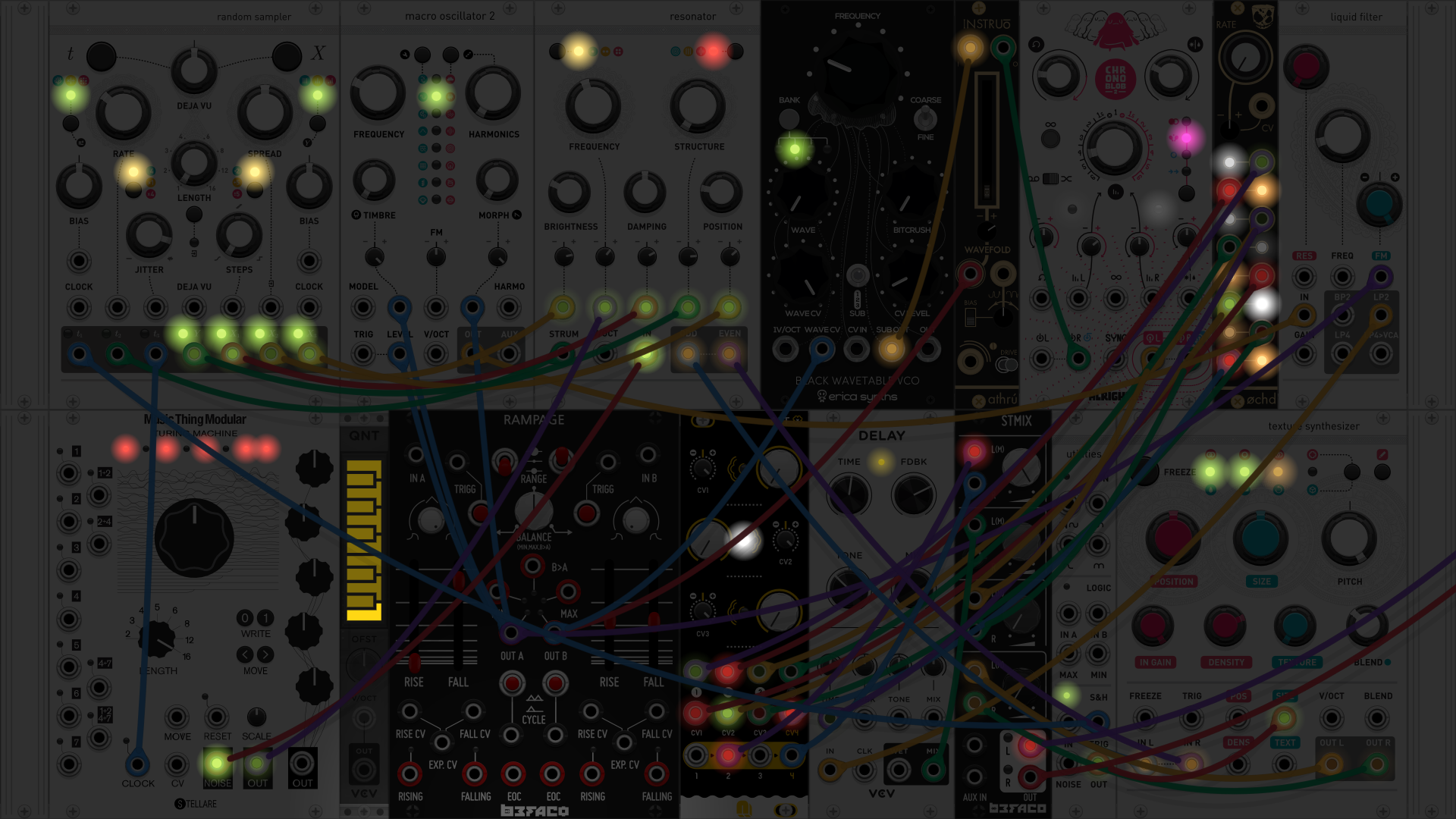 VCV Rack 2 Drone Patch - Eurorack Edition 3 | Patchstorage