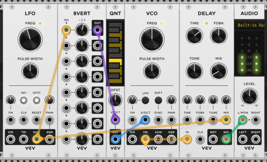 26BASIC VCV quantizer sequence delaymix | Patchstorage