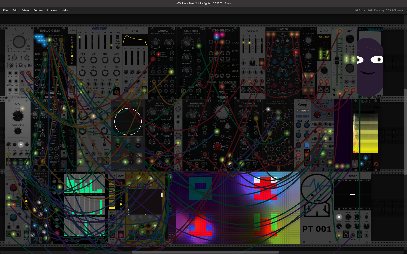 vcv rack / ambient dark giltch . | Patchstorage
