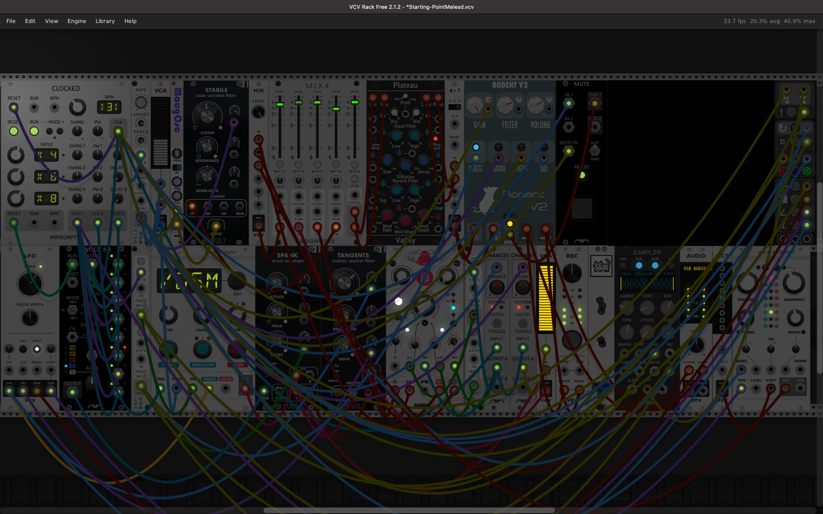 VCV Rack . IDM . Glitch . sessions | Patchstorage