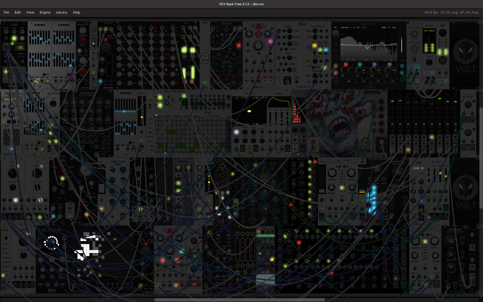 VCV Rack Ambient Glitch Patch # 47 | Patchstorage