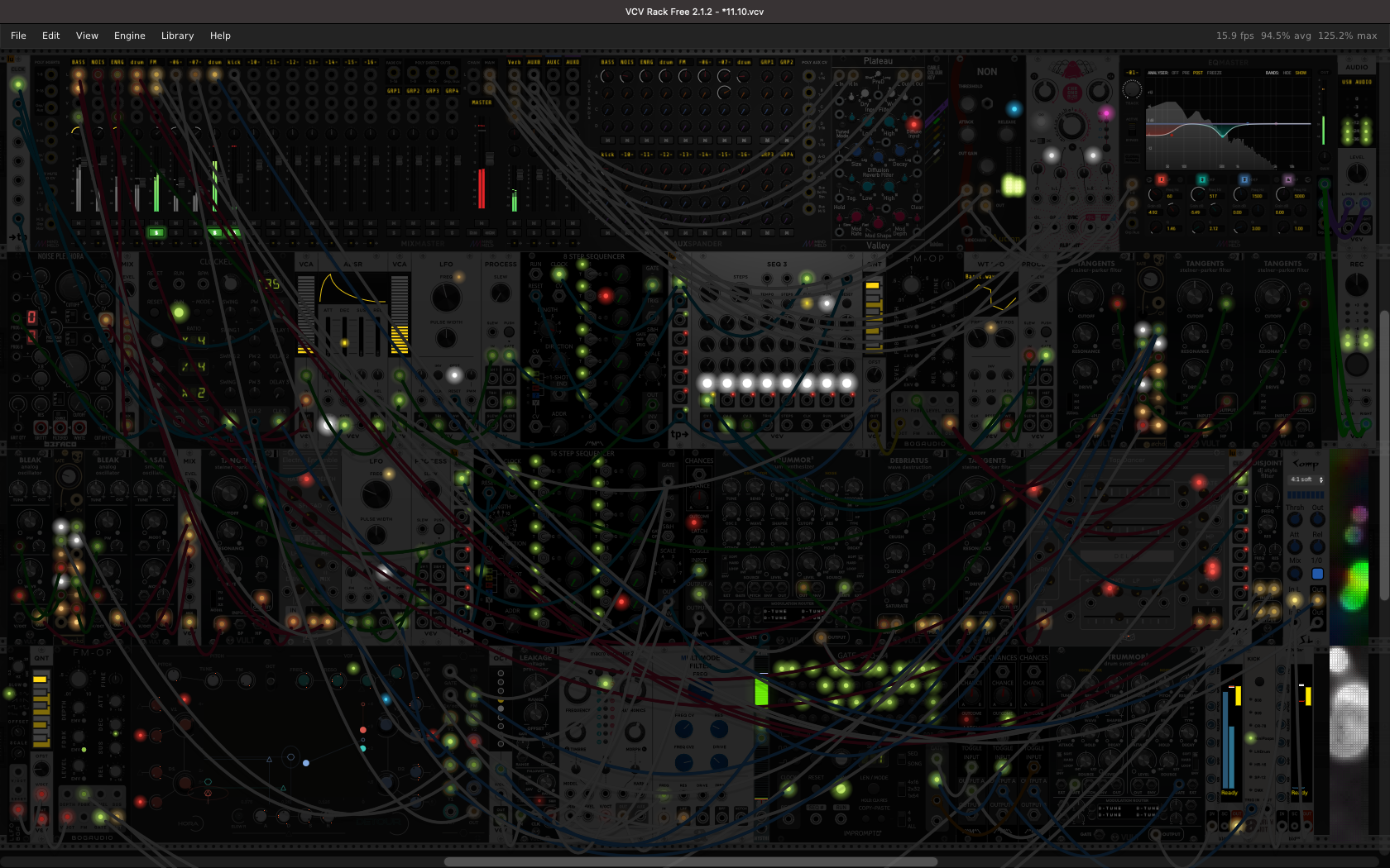 vcv rack.Drum&bass set | Patchstorage