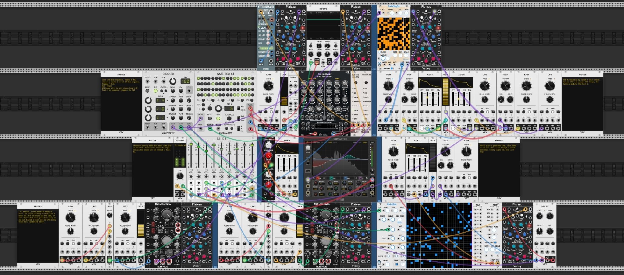 2-Voice Generative Glitch-Beat (All Free Modules) | Patchstorage