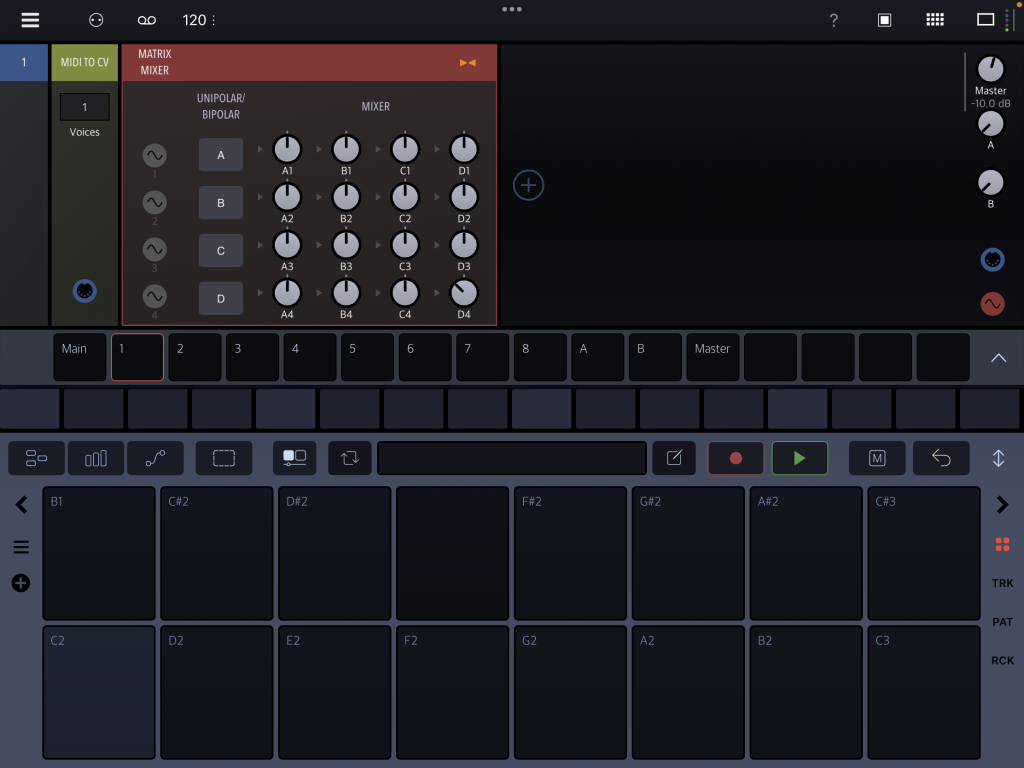 4 x 4 matrix mixer | Patchstorage