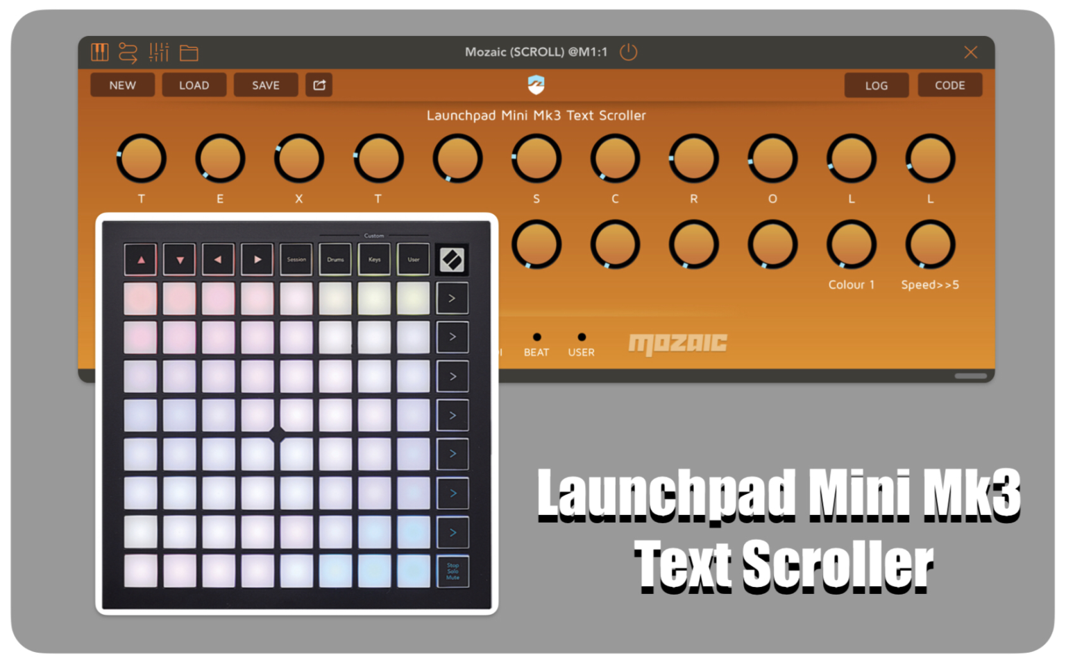 Launchpad Mini Mk3 Text Scroller | Patchstorage