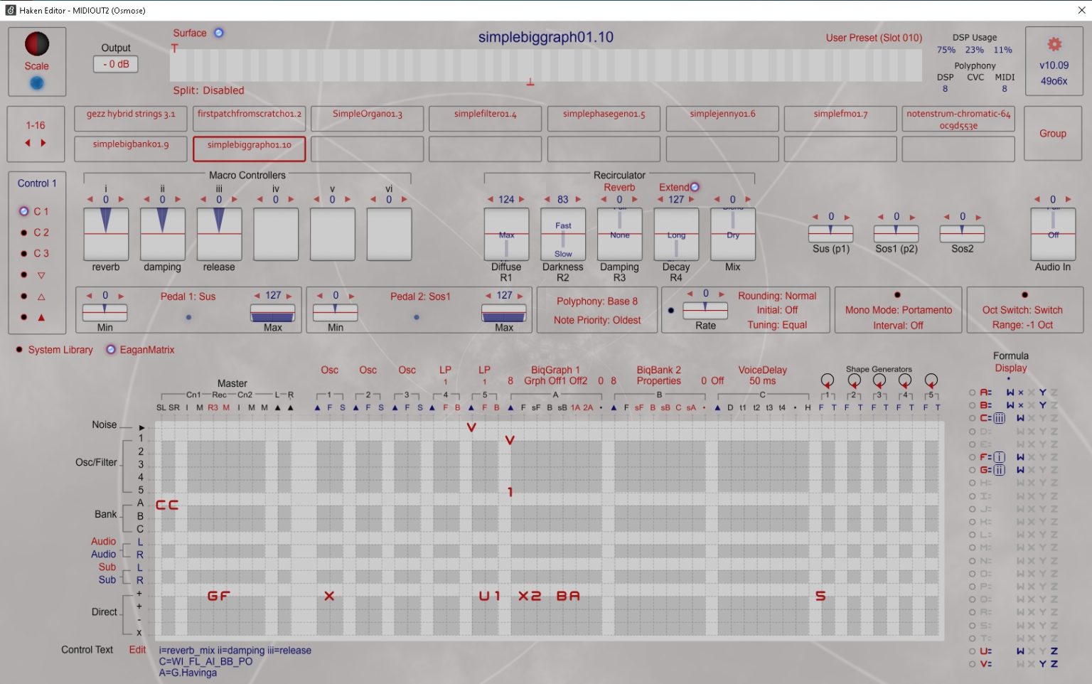 SimpleBigGraph01 - Osmose | Patchstorage