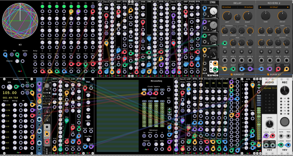 VCV Rack showcase docB plugins XXX (Osc3, N3) | Patchstorage