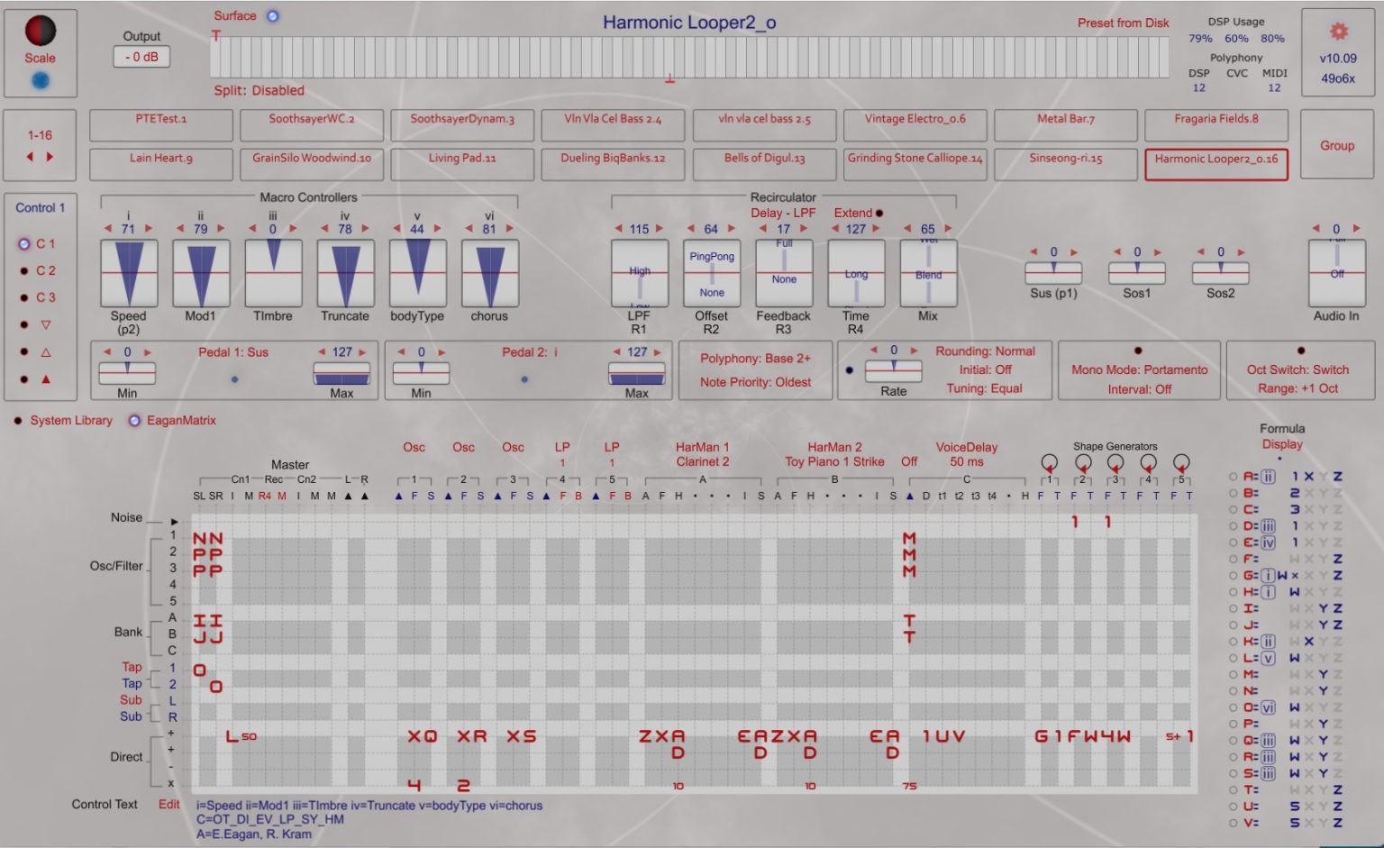 Harmonic Looper2 (for Osmose) | Patchstorage