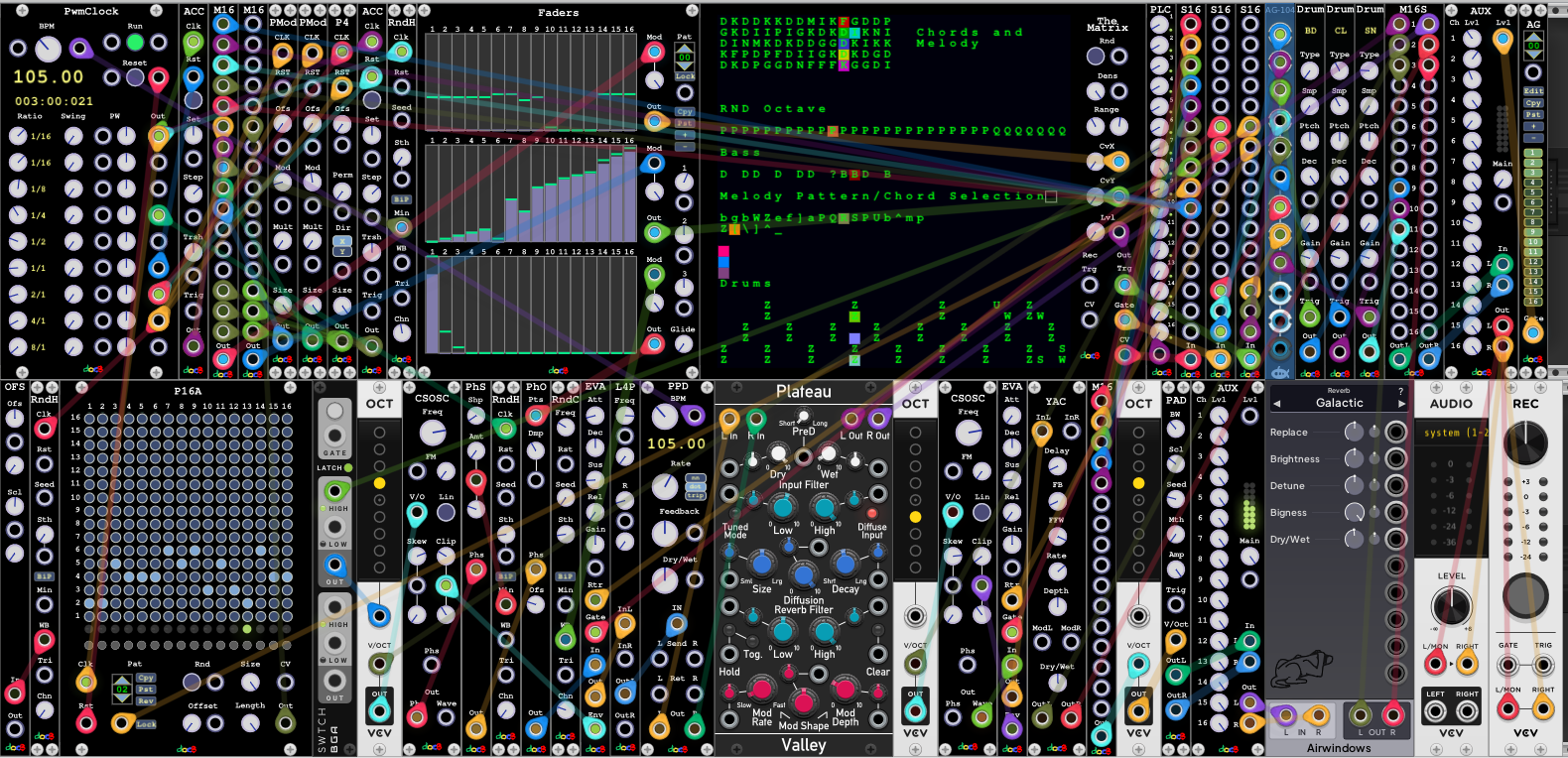 VCV Rack showcase docB plugins XL (TheMatrix) | Patchstorage