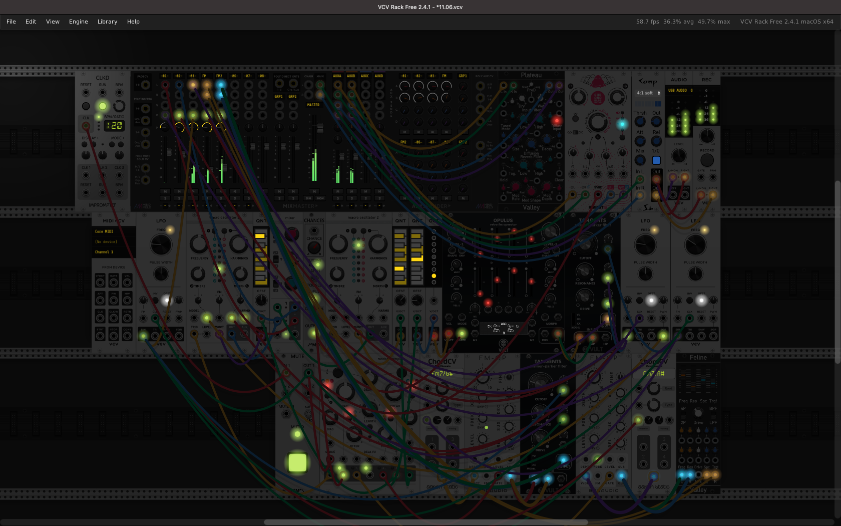 VCV Rack . Ambient live jam | Patchstorage