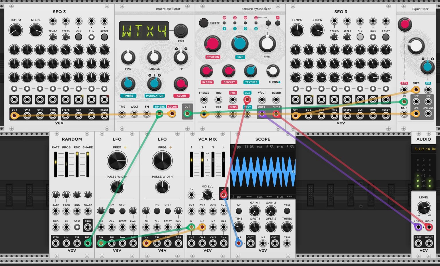ambience. grain chords into clouds | Patchstorage