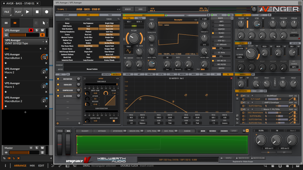 Avenger - Bass - Stab 01 | Patchstorage