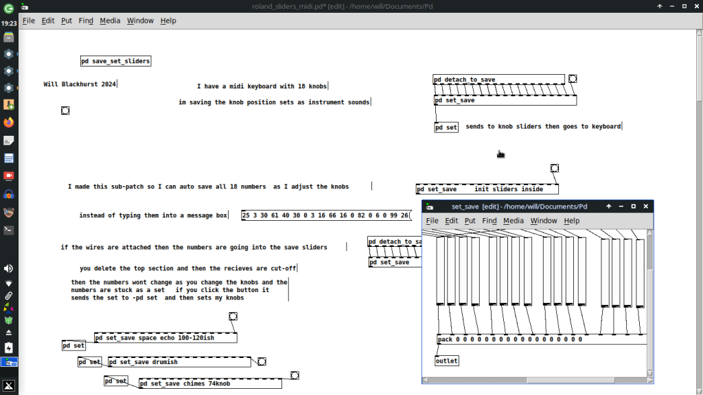 save values in init sliders Pd-Vanilla midi knobs | Patchstorage