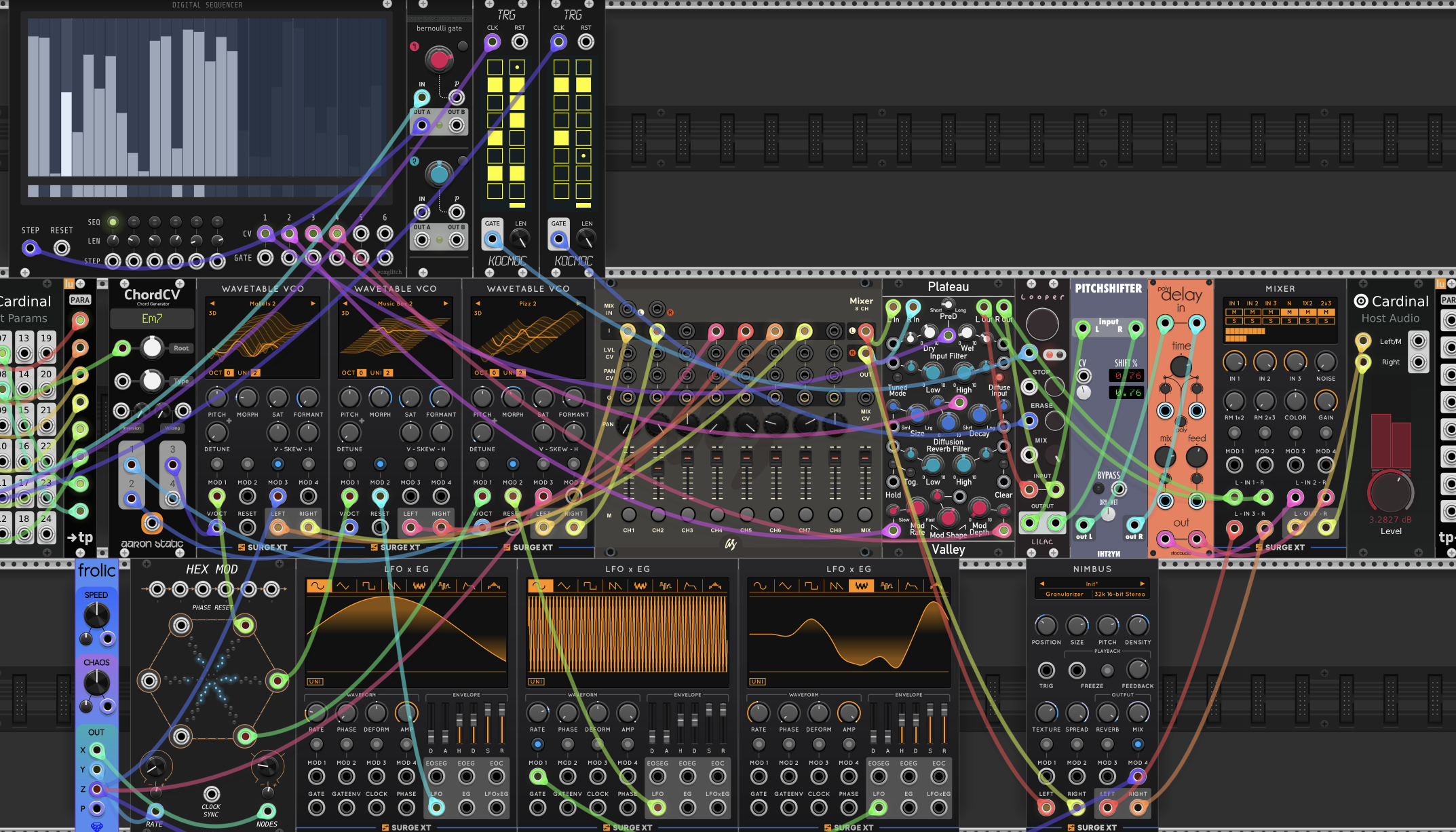Cardinal Wavetable Pad With Glitching Looper | Patchstorage
