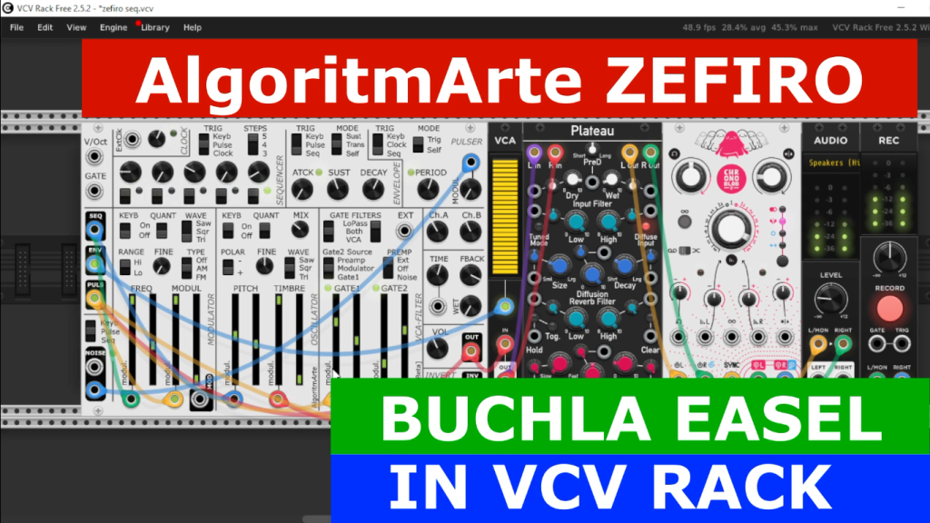 Zefiro by Algoritmarte - BUCHLA 208 in VCV rack | Patchstorage