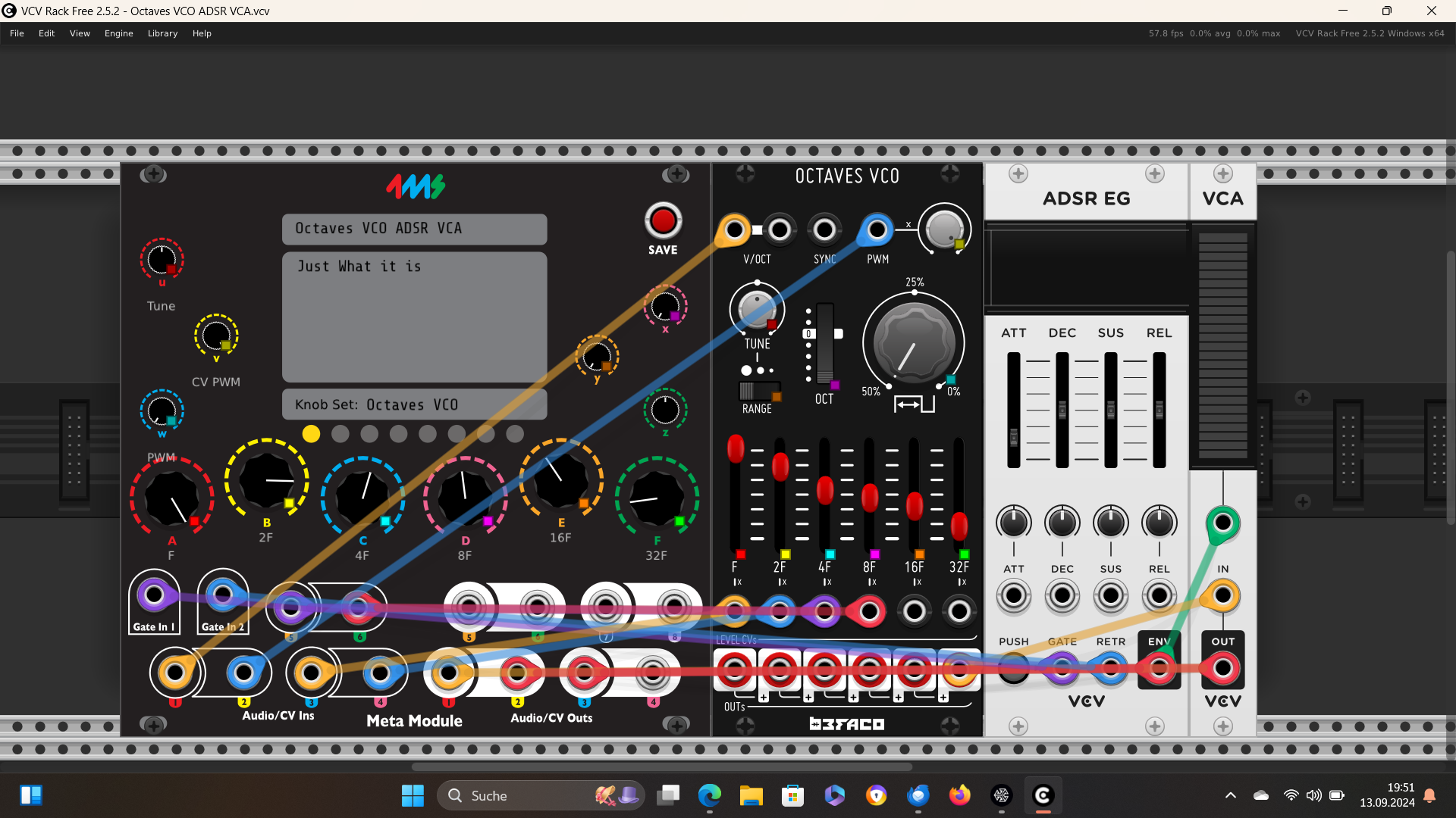 Octaves VCO ADSR VCA | Patchstorage