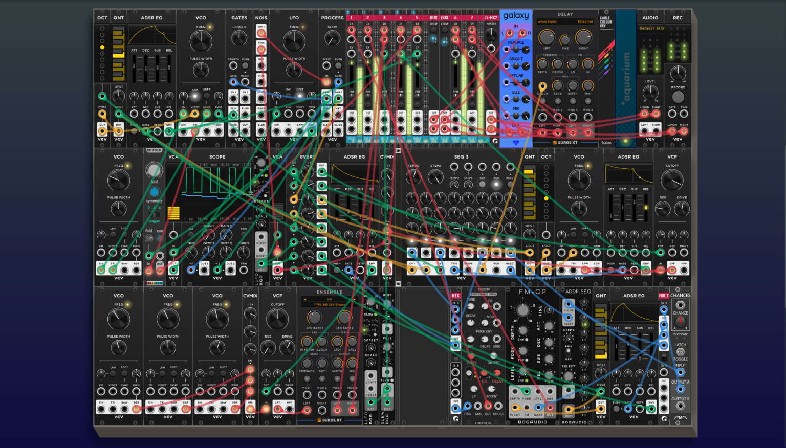 VCV Rack Patch - 340 Aquarium | Patchstorage