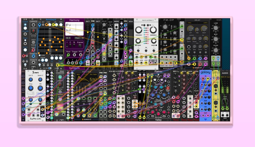 Daydream in Muted Pink (4-Voice Exercise #03) | Patchstorage