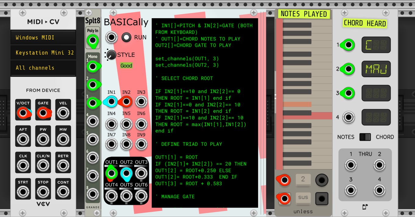 Making MIDI keyboard play easier with Basically | Patchstorage