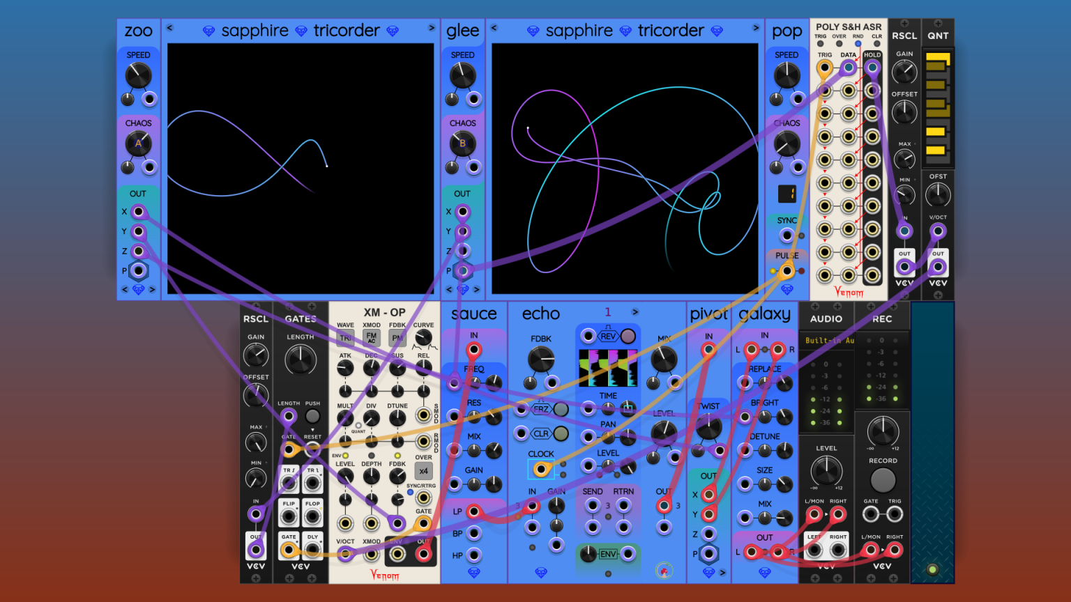 Sapphire Echo Gain demo | Patchstorage