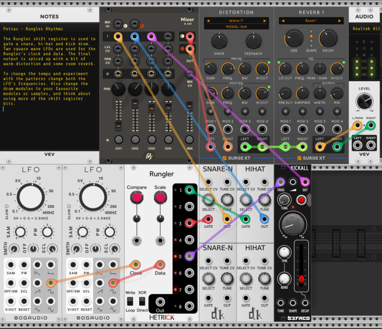 Rungler Rhythms | Patchstorage